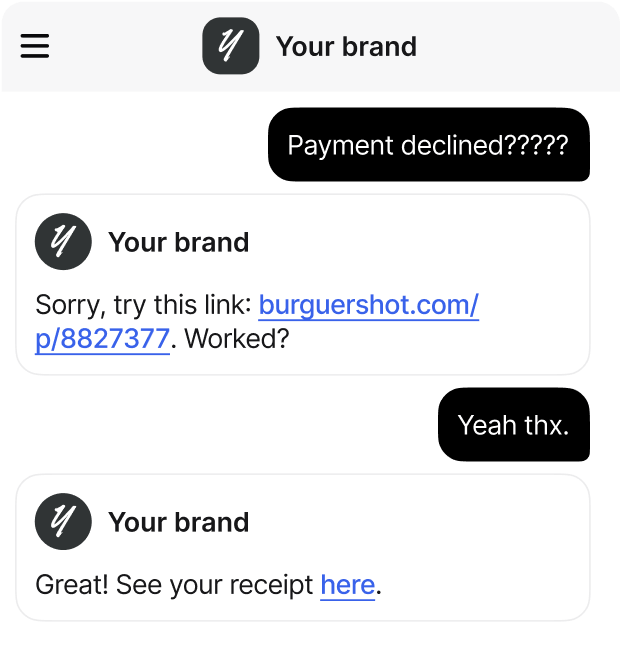 Payment support & resolution